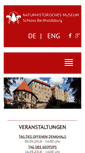 Mobile Screenshot of museum-schleusingen.de