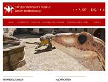 Tablet Screenshot of museum-schleusingen.de